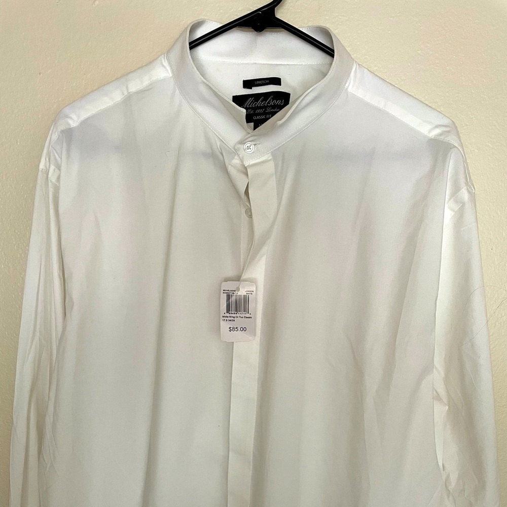 Michaelson’s White Wing Cir Tux Classic Shirt